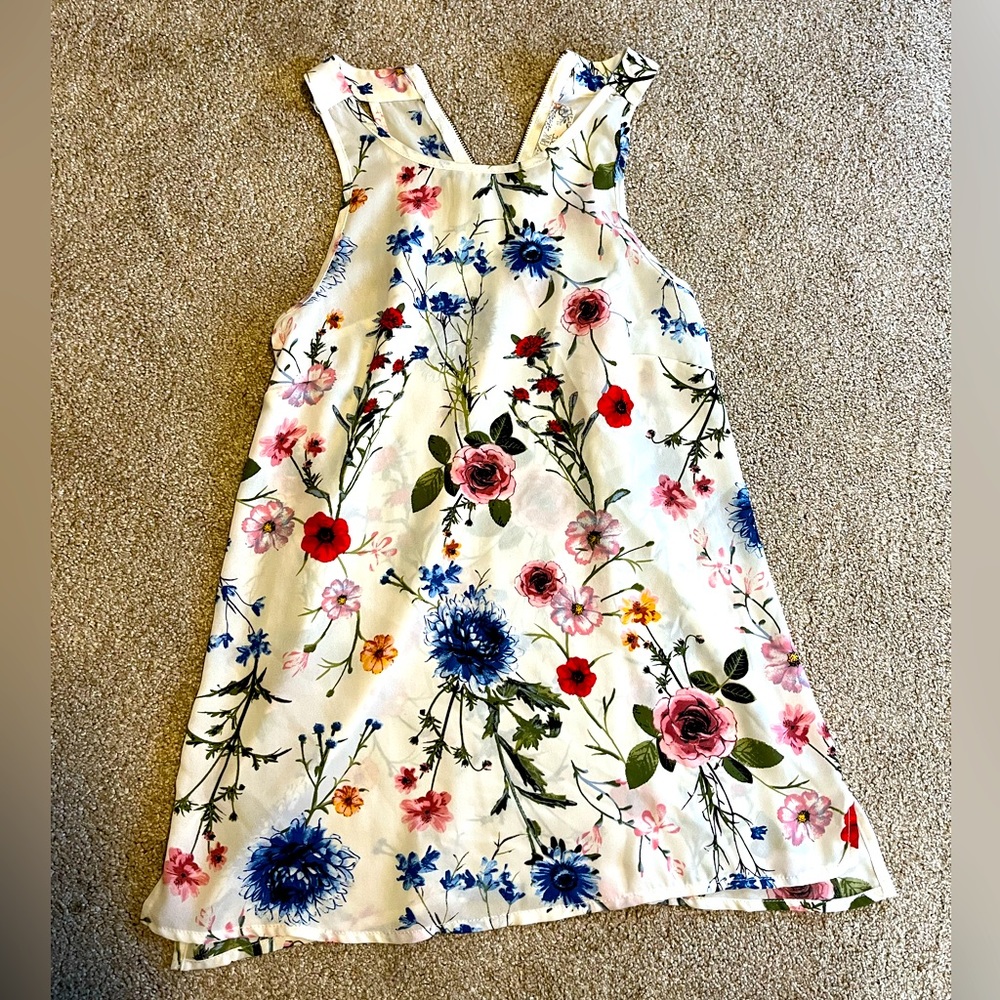 Pink Rose Flowy Floral Blouse